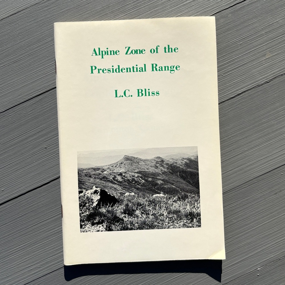 1963 Alpine Zone of the Presidential Range Fauna Mountains Pinkham Notch Botany